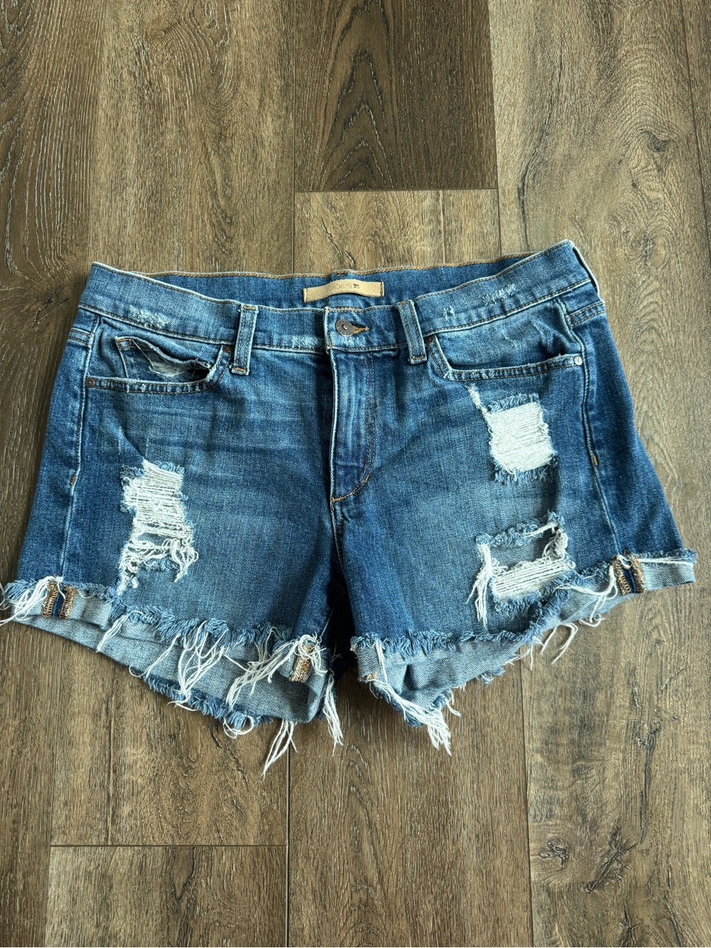 Joe's Jeans Distressed Ripped Denim Shorts Women’s Size 30